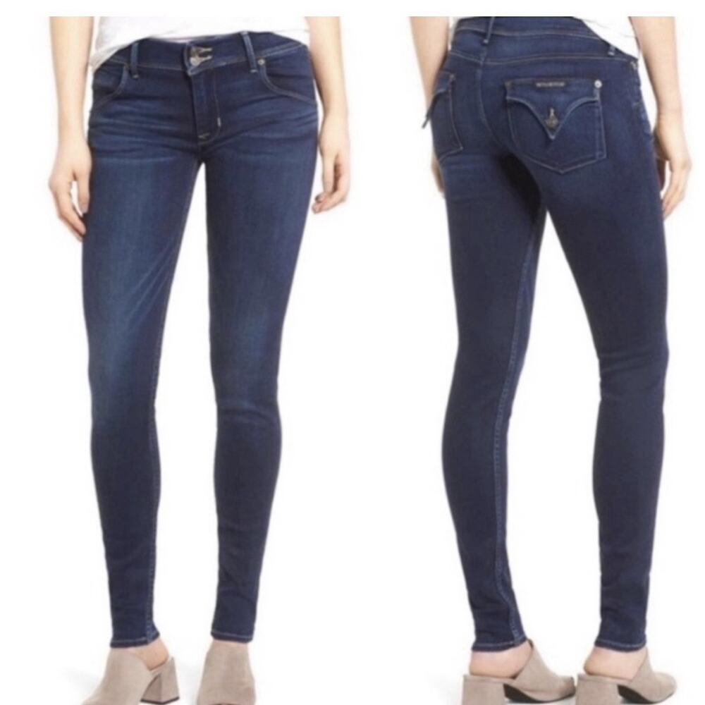 Hudson Collin Flap Skinny Mid Rise Womens Jeans Size 32 inseam 31.5”